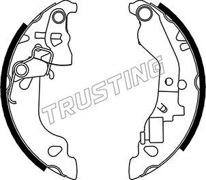 Trusting 034.103Y - Bremžu loku komplekts www.autospares.lv