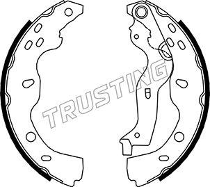 Trusting 034.119 - Bremžu loku komplekts www.autospares.lv