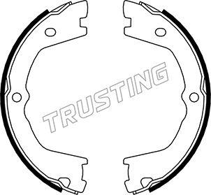 Trusting 034.110 - Bremžu loku kompl., Stāvbremze www.autospares.lv