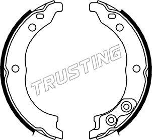 Trusting 034.113 - Bremžu loku kompl., Stāvbremze www.autospares.lv