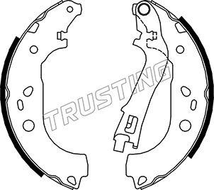 Trusting 034.112 - Bremžu loku komplekts www.autospares.lv