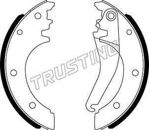 Trusting 034.123 - Bremžu loku komplekts www.autospares.lv