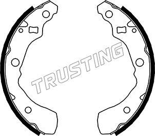 Trusting 026.349 - Bremžu loku komplekts www.autospares.lv