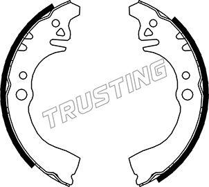 Trusting 026.344 - Bremžu loku komplekts www.autospares.lv