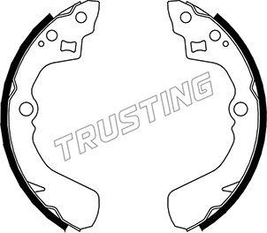 Trusting 026.345 - Bremžu loku komplekts www.autospares.lv