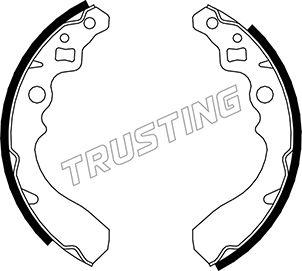 Trusting 026.340 - Bremžu loku komplekts www.autospares.lv