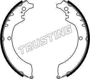 Trusting 026.335 - Brake Shoe Set www.autospares.lv