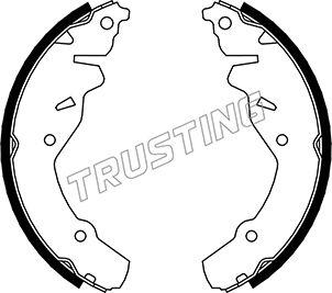 Trusting 023.004 - Bremžu loku komplekts www.autospares.lv