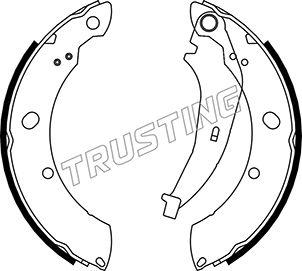 Trusting 023.008 - Bremžu loku komplekts www.autospares.lv