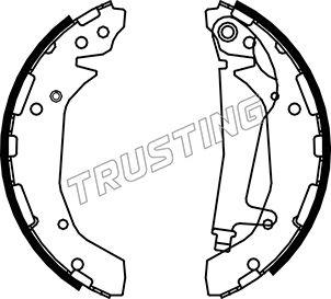 Trusting 023.007 - Bremžu loku komplekts www.autospares.lv