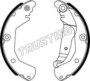 Trusting 027.013 - Bremžu loku komplekts www.autospares.lv