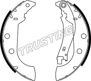 Trusting 079.190 - Bremžu loku komplekts www.autospares.lv