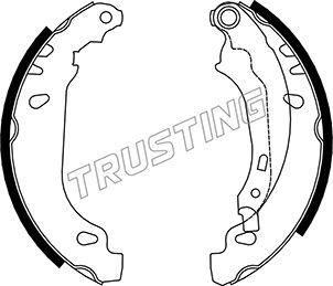 Trusting 079.191 - Brake Shoe Set www.autospares.lv