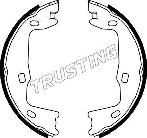 Trusting 073.159 - Bremžu loku kompl., Stāvbremze autospares.lv