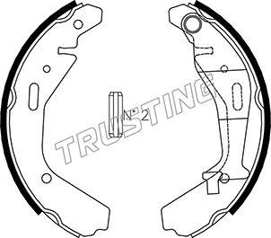 Trusting 073.176 - Bremžu loku komplekts www.autospares.lv