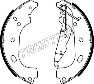 Trusting 073.177 - Brake Shoe Set www.autospares.lv