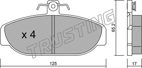 Raicam 1.316.0 - Bremžu uzliku kompl., Disku bremzes www.autospares.lv