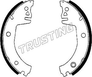 Trusting 106.218 - Bremžu loku komplekts www.autospares.lv