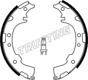 Trusting 115.304 - Bremžu loku komplekts www.autospares.lv