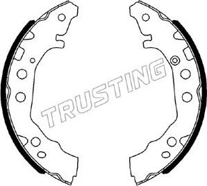 Trusting 115.331 - Bremžu loku komplekts www.autospares.lv