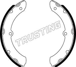 Trusting 115.333 - Bremžu loku komplekts www.autospares.lv