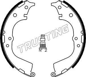 Trusting 115.298 - Brake Shoe Set www.autospares.lv