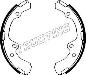 Trusting 115.255 - Bremžu loku komplekts www.autospares.lv