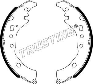 Trusting 110.341 - Bremžu loku komplekts www.autospares.lv