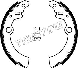 Trusting 110.335 - Bremžu loku komplekts www.autospares.lv