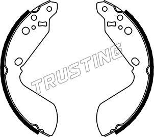 Trusting 111.240 - Bremžu loku komplekts www.autospares.lv