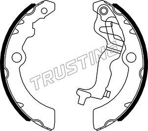 Trusting 111.252 - Bremžu loku komplekts www.autospares.lv