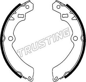 Trusting 111.237 - Bremžu loku komplekts www.autospares.lv