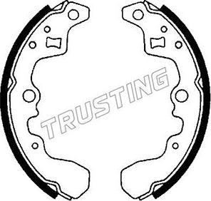 Trusting 111.226 - Bremžu loku komplekts www.autospares.lv