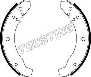 Trusting 124.247 - Bremžu loku komplekts www.autospares.lv