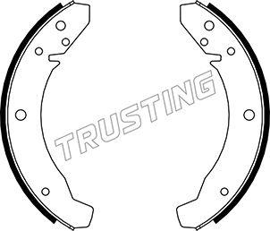 Trusting 124.250 - Bremžu loku komplekts www.autospares.lv