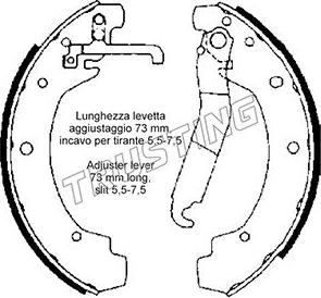 Trusting 124.277 - Bremžu loku komplekts www.autospares.lv