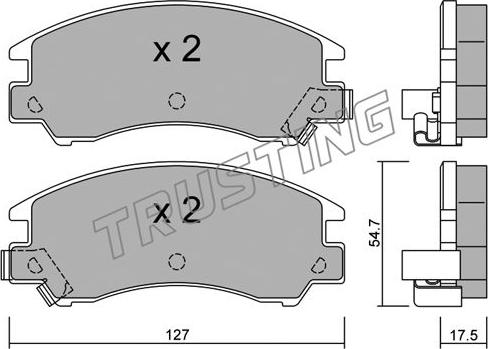 Protechnic PRP0724 - Bremžu uzliku kompl., Disku bremzes www.autospares.lv