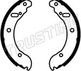 Trusting 253.698 - Bremžu loku komplekts www.autospares.lv