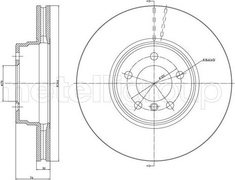 Trusting DF1056 - Bremžu diski www.autospares.lv