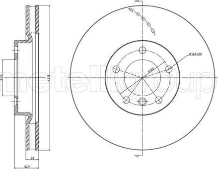 Trusting DF1080 - Bremžu diski www.autospares.lv