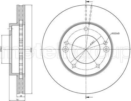 Trusting DF1031 - Bremžu diski www.autospares.lv