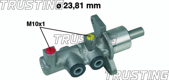 Trusting PF280 - Galvenais bremžu cilindrs www.autospares.lv