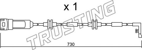 Trusting SU.143 - Indikators, Bremžu uzliku nodilums www.autospares.lv