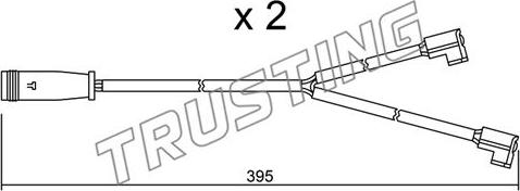 Trusting SU.174K - Indikators, Bremžu uzliku nodilums www.autospares.lv