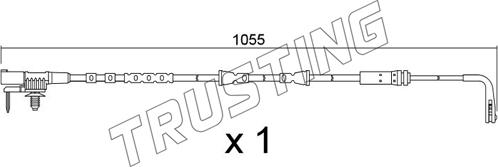 Trusting SU.391 - Indikators, Bremžu uzliku nodilums www.autospares.lv