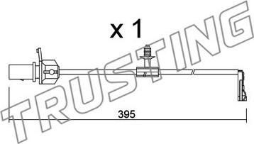 Trusting SU.346 - Indikators, Bremžu uzliku nodilums www.autospares.lv