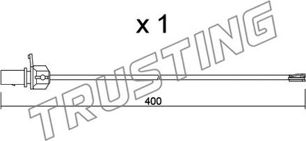 Trusting SU.347 - Indikators, Bremžu uzliku nodilums www.autospares.lv