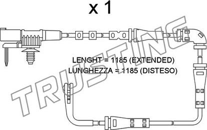 Trusting SU.353 - Indikators, Bremžu uzliku nodilums www.autospares.lv