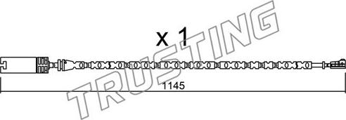 Trusting SU.301 - Indikators, Bremžu uzliku nodilums www.autospares.lv