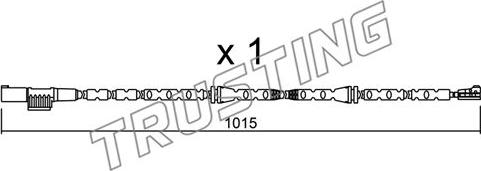 Trusting SU.307 - Indikators, Bremžu uzliku nodilums www.autospares.lv